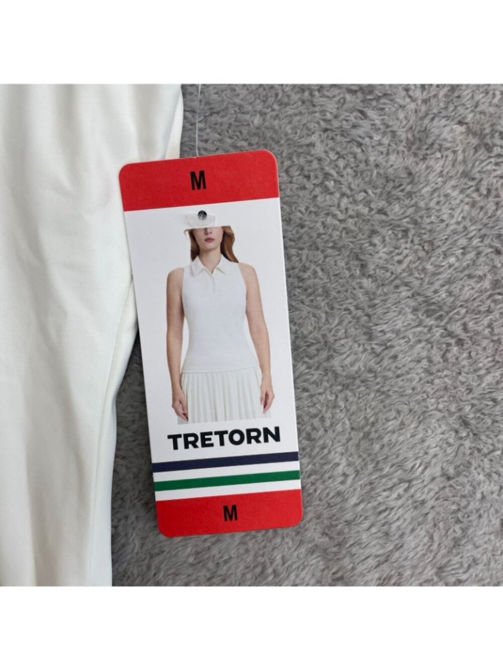 NWT Tretorn Women's M White Sleeveless Active Tenis Polo Tank Top  J1947 - Picture 10 of 14